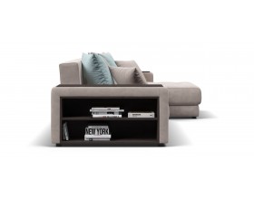 Дубай угловой диван Велюр Монолит латте, Монолит аква