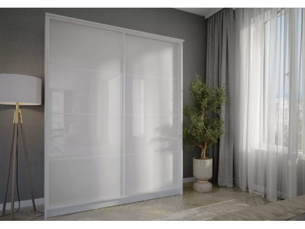 Шкаф-купе 2-х дв. Байкал-2 СТЛ.268.12 Белый/Белый глянец Шкаф-купе 2-х дв. Байкал-2 СТЛ.268.12 Белый/Белый глянец