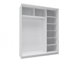 Шкаф-купе 2-х дв. Байкал-2 СТЛ.268.12 Белый/Белый глянец