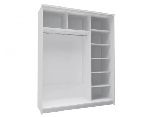 Шкаф-купе 2-х дв. Байкал-2 СТЛ.268.12 Белый/Белый глянец Шкаф-купе 2-х дв. Байкал-2 СТЛ.268.12 Белый/Белый глянец