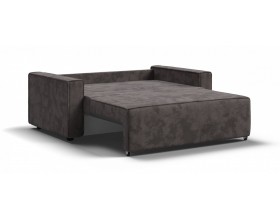 Норд двухместный диван Велюр Алькантара серый