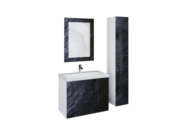 Пенал Lacio 30П 2д. 1в.я. Black stone L Пенал Lacio 30П 2д. 1в.я. Black stone L