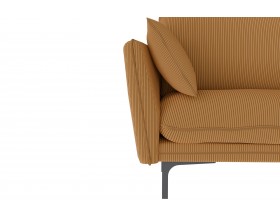 Гостевой диван Сиеста желтый велюр