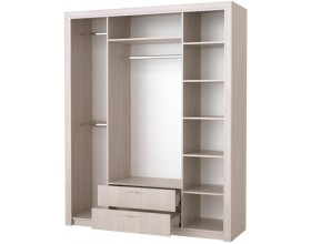 ОКТАВА Шкаф 4С2Я Анкор светлый