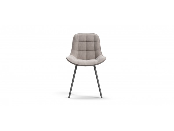 Стул Турин Velutto Пепел, черный