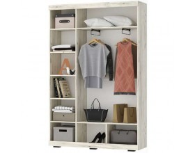 СОНАТА Шкаф ШСЗ-1300 Крафт белый-Антрацит