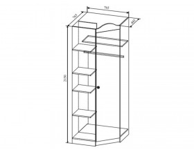 Шкаф угловой Ki-Ki ШДУ 765.1