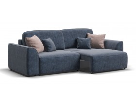 Кинг диван Велюр Роял синий