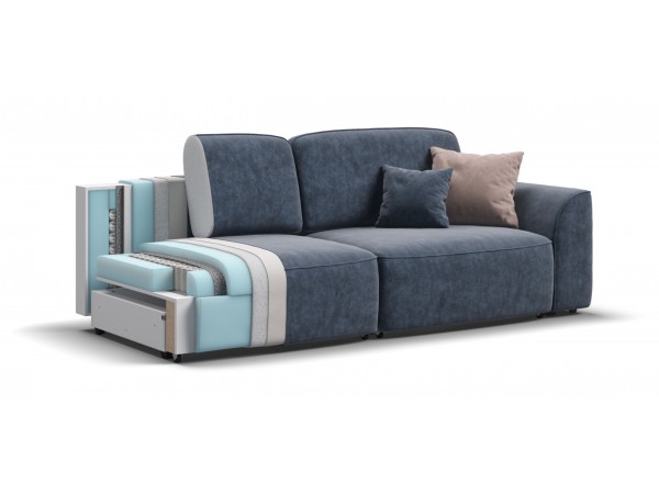 Диван KING SE Велюр Royal топаз