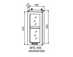 Корпус верхний стекло высокий ВПС 400