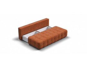 Босс Мини диван Велюр Алькантара оранж