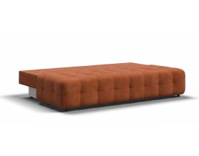 Босс Мини диван Велюр Алькантара оранж