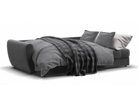 Престон диван Велюр Монолит серый