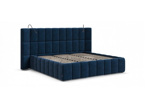 Кровать BOSS.XO 180*200 велюр Monolit синий Кровать BOSS.XO 180*200 велюр Monolit синий