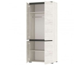 ГРЕТТА Шкаф 4С Крафт белый-Антрацит