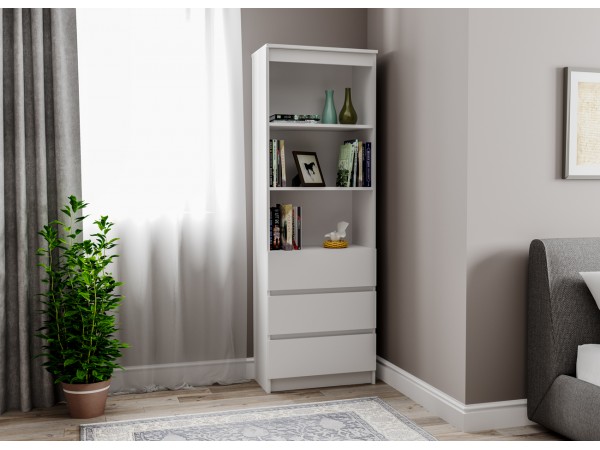 МС Мори Стеллаж МСТ 600.3 Белый