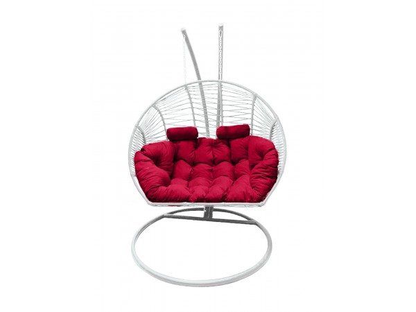 Подвесное кресло кокон Двойной Премиум Зигзаг