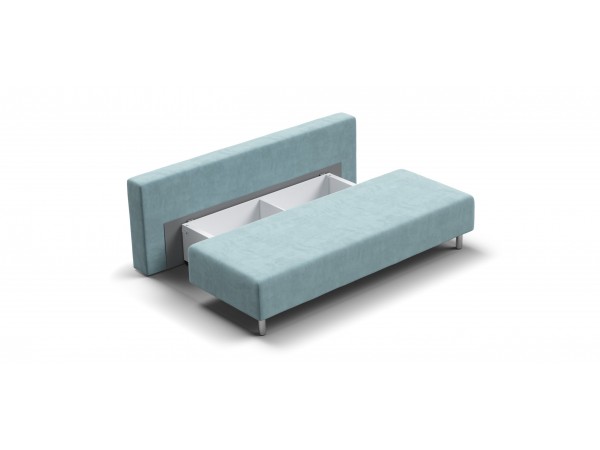 Диван Мадрид 2.0 MINI НПБ велюр Monolit аква NEW