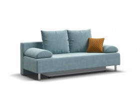 Диван Мадрид 2.0 MINI НПБ велюр Monolit аква NEW