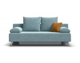 Диван Мадрид 2.0 MINI НПБ велюр Monolit аква NEW