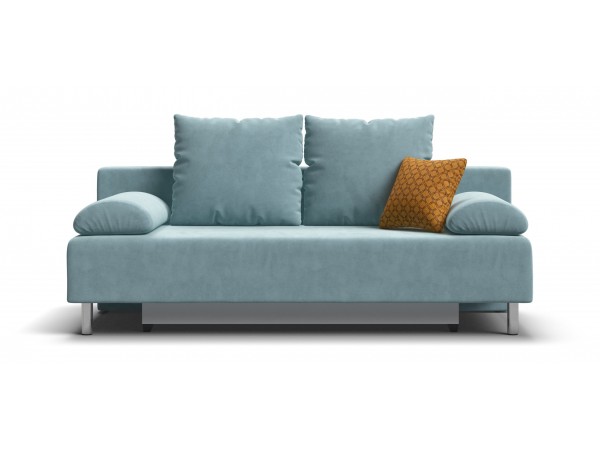 Диван Мадрид 2.0 MINI НПБ велюр Monolit аква NEW