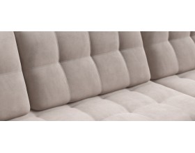 Босс Макс угловой диван Велюр Монолит латте