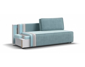 Норд Мини диван Велюр Монолит аква