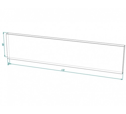 Цоколь ЛДСП кухонный 450мм