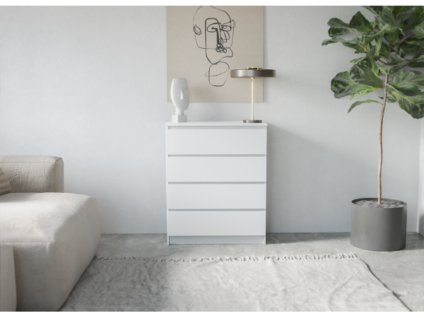 МС Мори комод МК 800.4 Белый