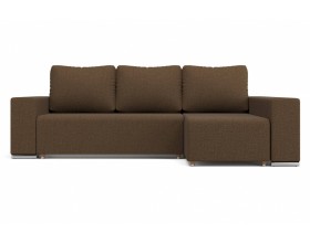 Угловой диван Маркиз коричневый