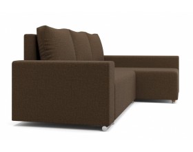 Угловой диван Маркиз коричневый