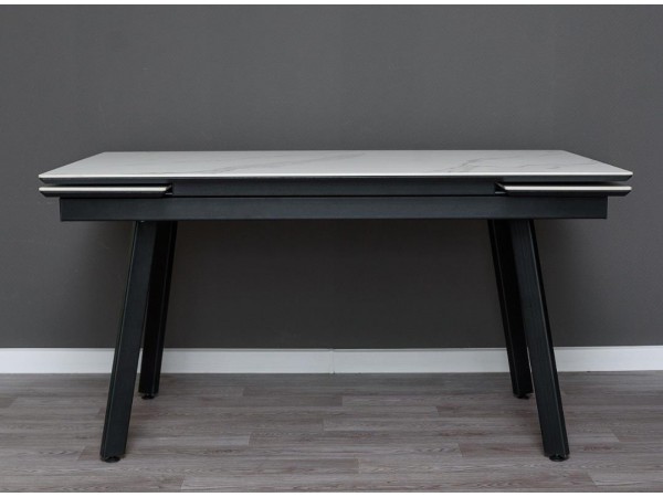 Стол с керамической столешницей раздвижной Герцог белый