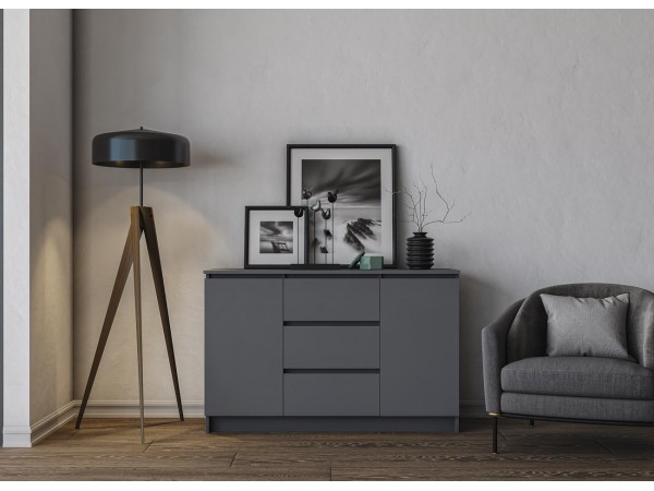 МС Мори комод МК 1200.3 Графит