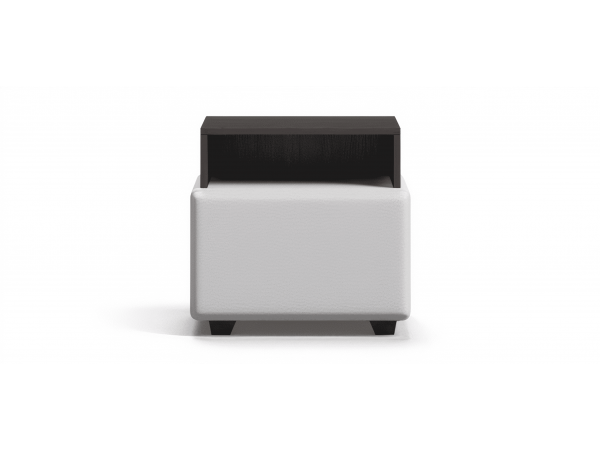 Тумба BOSS экокожа белый,венге Тумба BOSS экокожа белый,венге