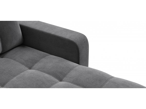 Угловой диван DANDY Euro SE  велюр Monolit серый