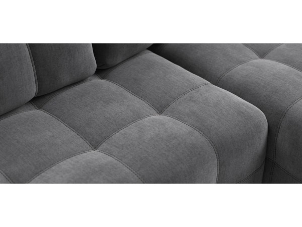 Угловой диван DANDY Euro SE  велюр Monolit серый