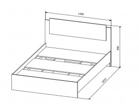 Кровать Софи СКР 1400.1
