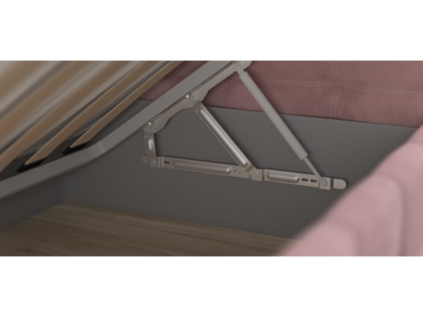 Кровать BOSS mini велюр Monolit роуз + ПМ Кровать BOSS mini велюр Monolit роуз + ПМ