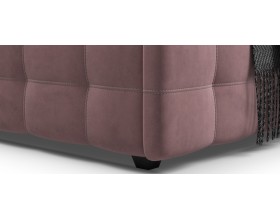 Босс Мини Кровать+ПМ 90*200 Велюр Монолит розовый