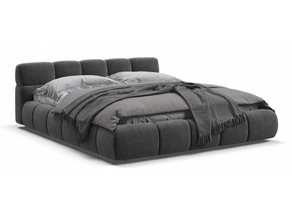 Кровать Босс Дрим 180*200 Про+ПМ велюр Monolit Cерый Кровать Босс Дрим 180*200 Про+ПМ велюр Monolit Cерый