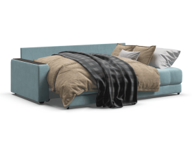 Босс диван Велюр Монолит аква
