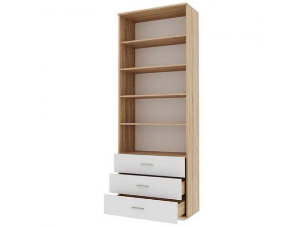 ИТАЛИЯ Шкаф ШК3Я-800 Шимо темный-Шимо светлый