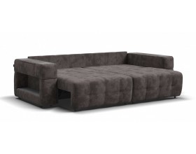 Босс ХО диван Велюр Алькантара серый