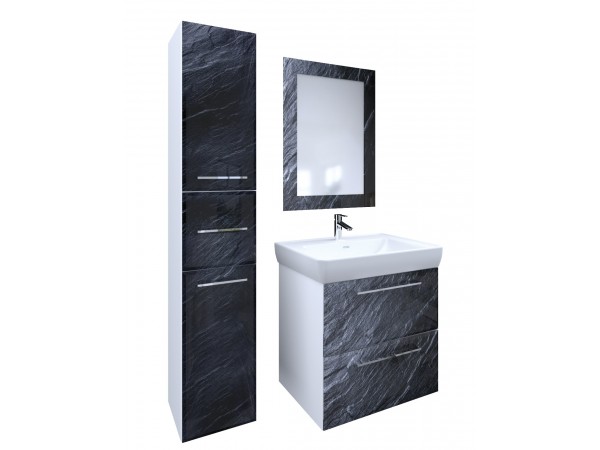 Пенал Visbaden 30П 2д. 1в.я. Black stone L