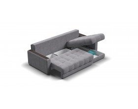 Босс Классик угловой диван Велюр Роял агат