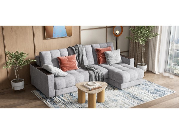 Угловой диван BOSS 3.0 Classic XL Велюр Роял агат Угловой диван BOSS 3.0 Classic XL Велюр Роял агат