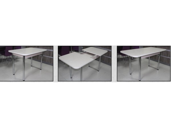 Стол обеденный раздвижной 25мм. Постформинг 60*100(130)см-051
