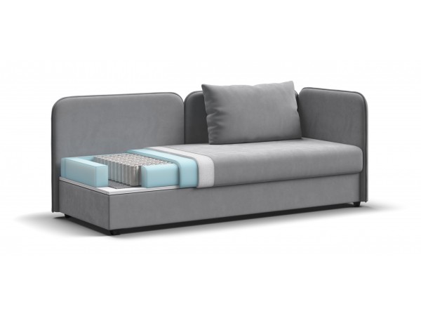 Тахта Ирис велюр Monolit сталь Тахта Ирис велюр Monolit сталь