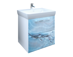 Тумба Visbaden 60П 2в.я. Blue marble