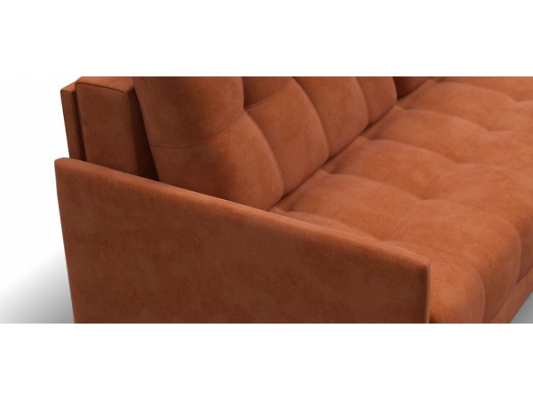 BOSS 2.0 LOFT диван велюр Alkantara оранж
